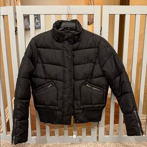 Maralyn & Me Black Puffer Jacket